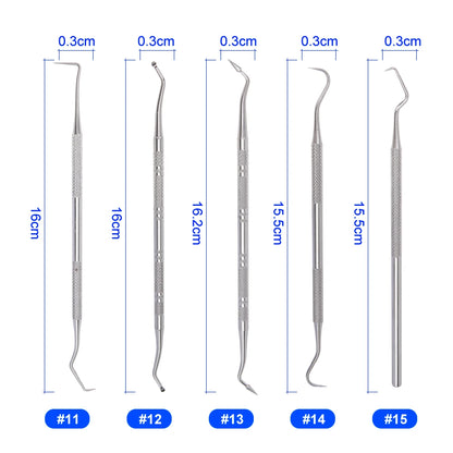 1Pcs Dental Hygiene Tool Calculus Cleaner Tartar Scraper Scaler Plaque Remover Tweezers Probe Dentist Oral Mirror Care Tools