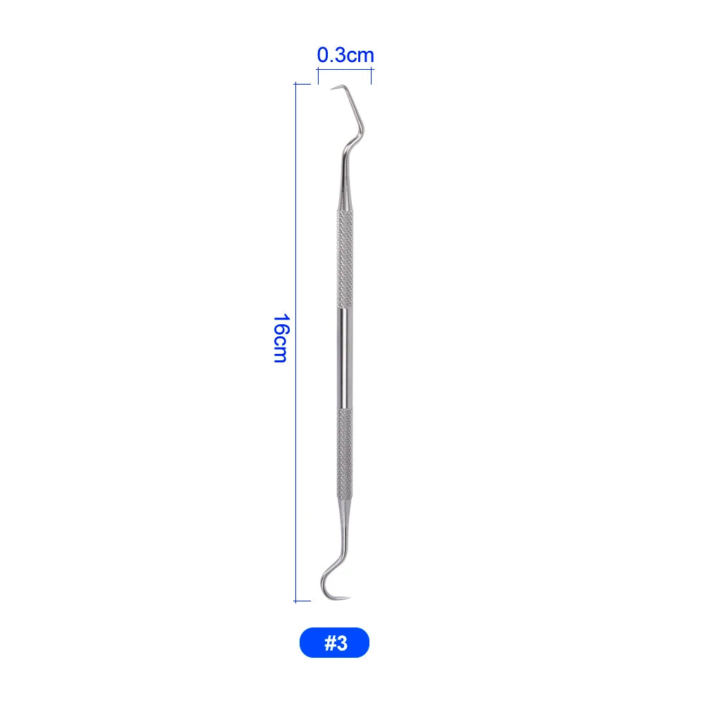 1Pcs Dental Hygiene Tool Calculus Cleaner Tartar Scraper Scaler Plaque Remover Tweezers Probe Dentist Oral Mirror Care Tools