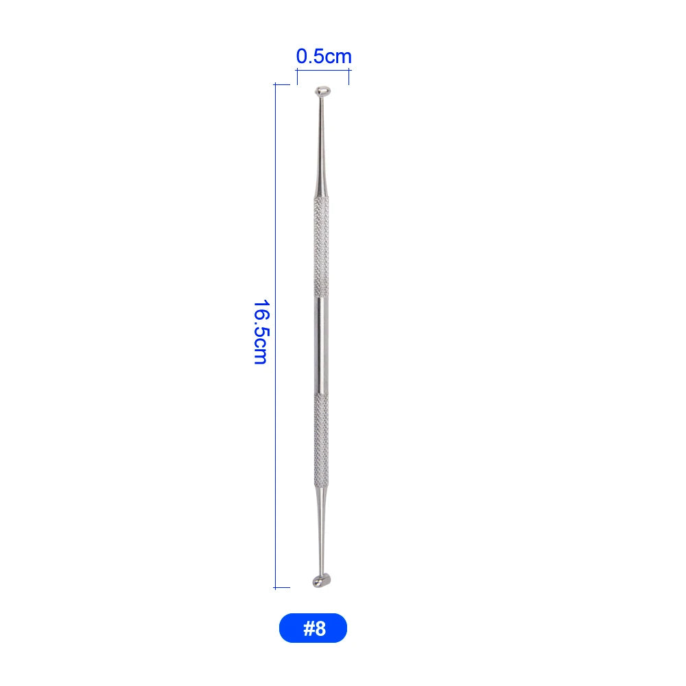 1Pcs Dental Hygiene Tool Calculus Cleaner Tartar Scraper Scaler Plaque Remover Tweezers Probe Dentist Oral Mirror Care Tools