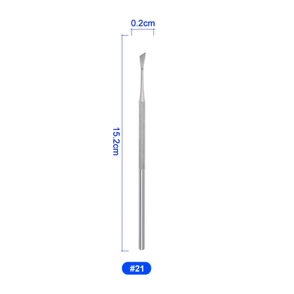 1Pcs Dental Hygiene Tool Calculus Cleaner Tartar Scraper Scaler Plaque Remover Tweezers Probe Dentist Oral Mirror Care Tools