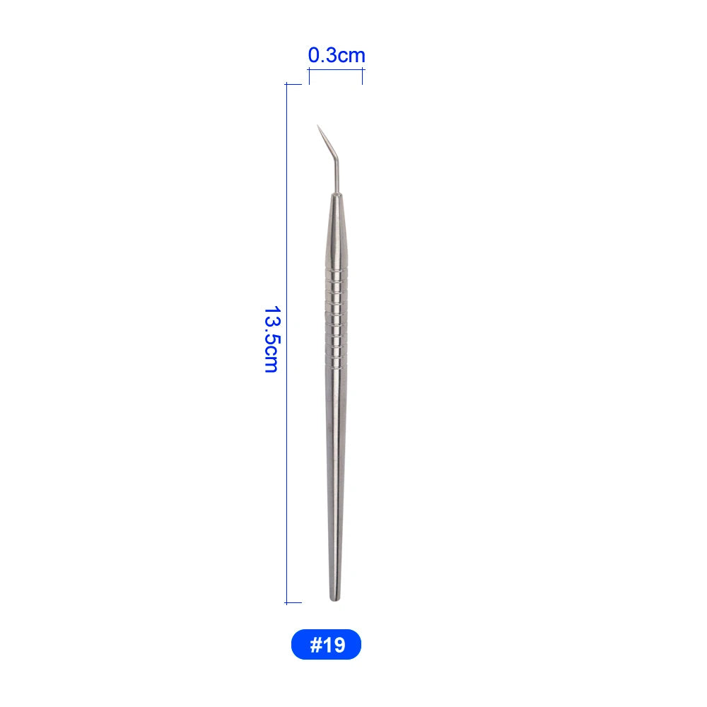 1Pcs Dental Hygiene Tool Calculus Cleaner Tartar Scraper Scaler Plaque Remover Tweezers Probe Dentist Oral Mirror Care Tools