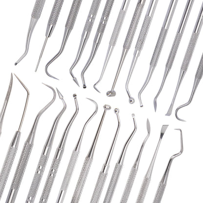 1Pcs Dental Hygiene Tool Calculus Cleaner Tartar Scraper Scaler Plaque Remover Tweezers Probe Dentist Oral Mirror Care Tools