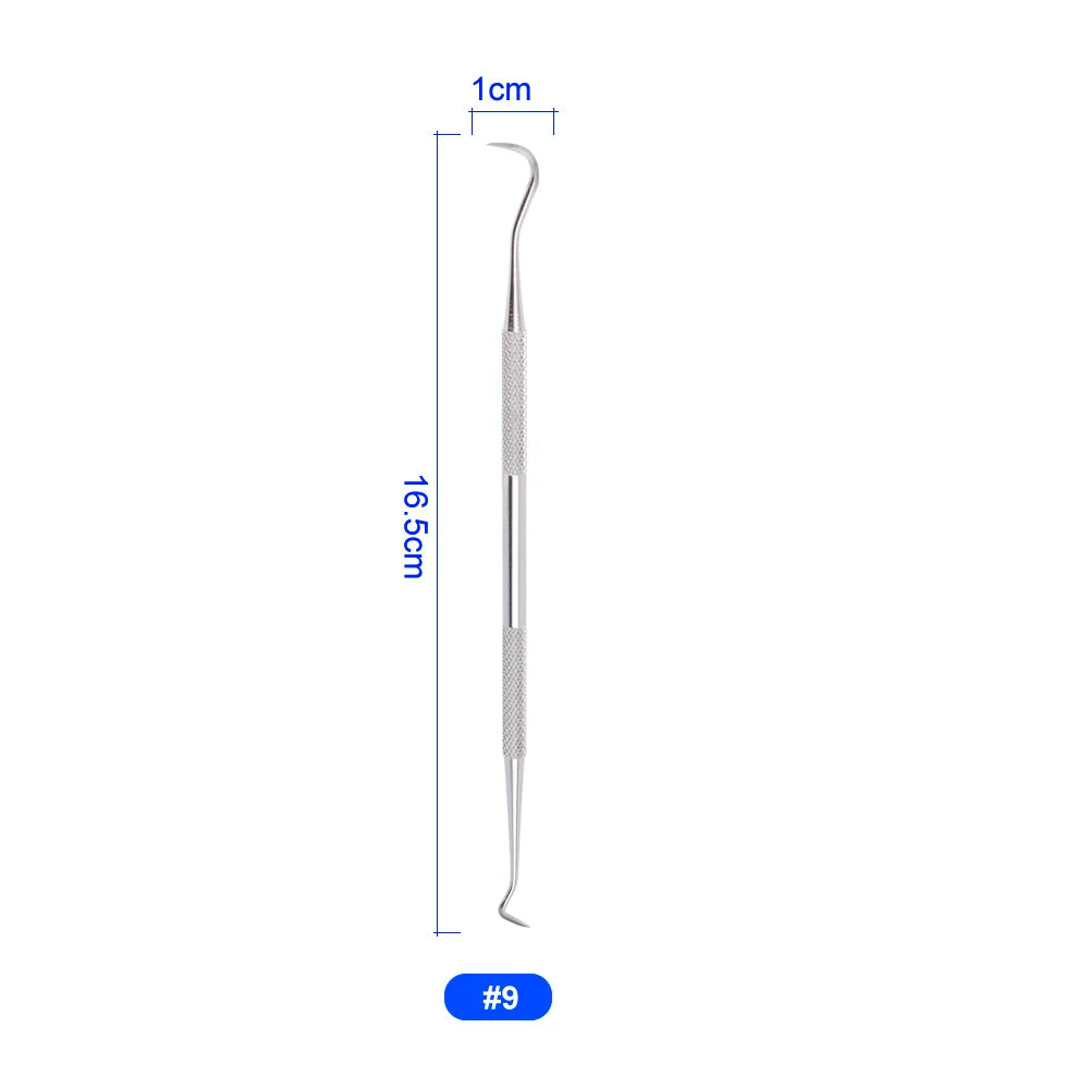 1Pcs Dental Hygiene Tool Calculus Cleaner Tartar Scraper Scaler Plaque Remover Tweezers Probe Dentist Oral Mirror Care Tools